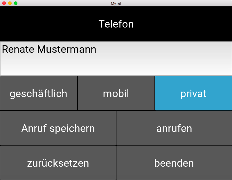 Auswahl privat